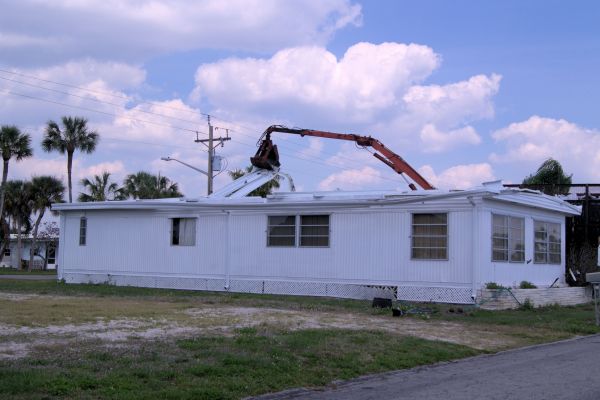 Mobile Home Demolition in Baytown