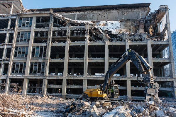 Commercial Building Demolition in Baytown