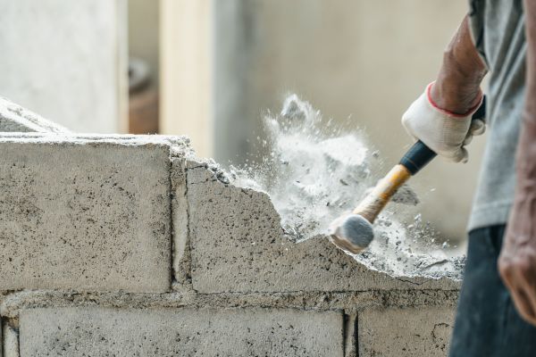 Block Wall Demolition in Baytown